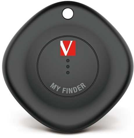 Verbatim My Finder - Plotter Bluetooth per zaino, valigia, portafogli, chiavi e altro ancora, compatibile con Apple Dove si trova? » - Localizzatore di chiavi con batteria sostituibile