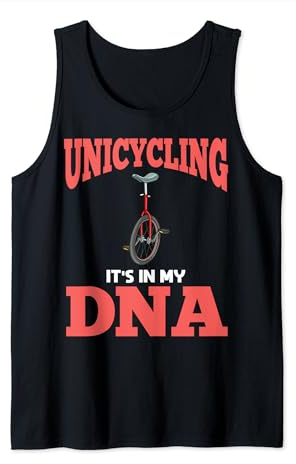 Einrad Fahrrad Lustiges Training Lernen Radfahren Tank Top