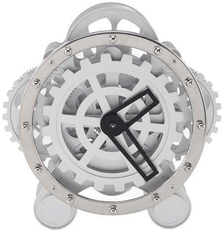 Europäische Mechanische Zahnraduhr, Vintage-Industrie-Steampunk-Ästhetik-Kunst-Wohndekor-Uhr für Wohnzimmer, Arbeitszimmer