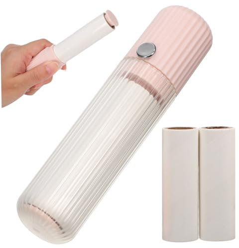 Gogogmee Mini Tierhaarentferner Roller Reisegröße Fusselrolle Klebrig Für Kleidung Und Möbel Kompakt Und Vielseitig Einsetzbar Effizient Für Tierhaarentfernung