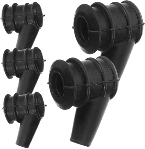 MERRYHAPY 5 Stück Hochdruck Kappe Zündkerzenstecker für Rasenmäher Kettensägen Traktoren Kunststoff Kompatibel mit Diversen Modellen Verhindert Ölaustritt Einfache Montage