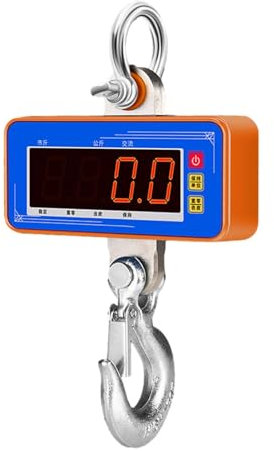 Bilancia da gru digitale, Bilancia digitale impermeabile con gancio for gru, 1500 kg con telecomando OCS-P3 0-1500 kg, bilancia elettronica(LED display)