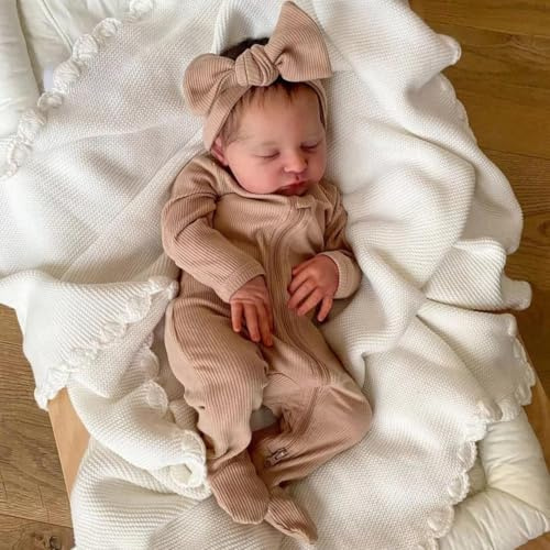 DOYSDJH 20 Zoll Reborn Babypuppe Handgefertigt Neugeborenes Baby 50cm Reborn Baby Jungen & Mädchen Spielzeug Geschenk Reborn Puppen Lebensecht