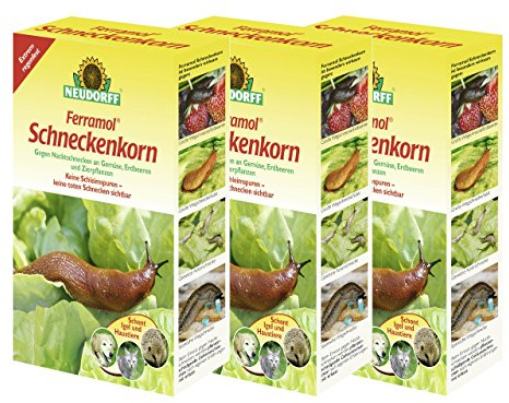 -3er-Set- Neudorff Ferramol Schneckenkorn 3 x 2 kg