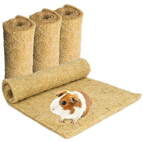 N Nagerteppich.de Abdeckmatte für Abfälle im Wurmkomposter, Wurmkiste, Wurmfarm - Schützt vor Fruchtfliegen und sorgt für optimale Bedingungen im Komposter, Hanfmatte (4 Stück mit 50 x 70cm)