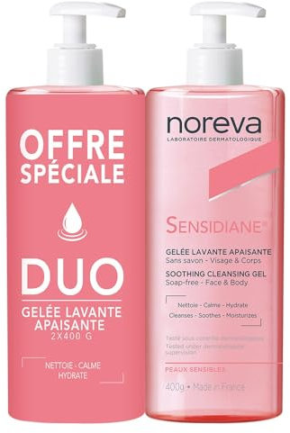 Noreva Sensidiane Beruhigendes Waschgel 2 x 400 g Packung