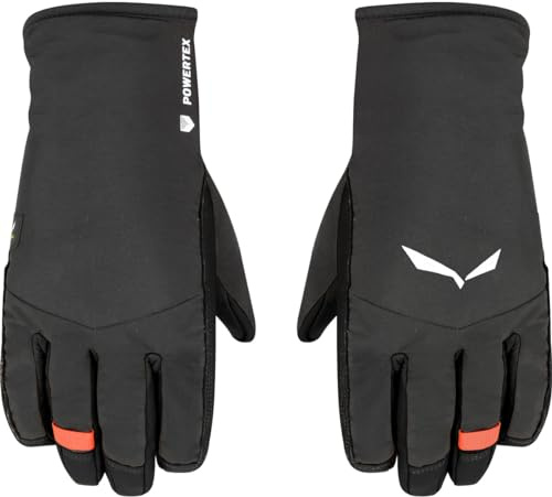 Salewa Ortles Powertex Tirolwool® Responsive Handschuhe Women, Schwarz, 6/S
