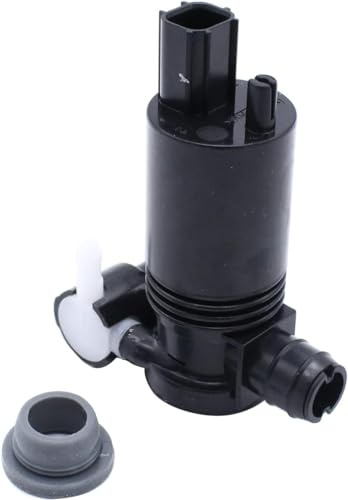 SHLPDFM Waschwasserpumpe Wischwasserpumpe Vorne mit 2 Ausgängen Scheibenwaschpumpe für Ford Fiesta MK6 2002-2015 1014003