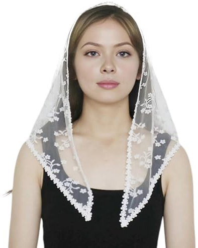 Csnbfiop Anspruchsvolles Weißes Durchsichtiges Kopftuch Weichem Polyester Hijab Wickel Modisches Kopftuch Haarteile Wickeltuch Modebewusste Frauen