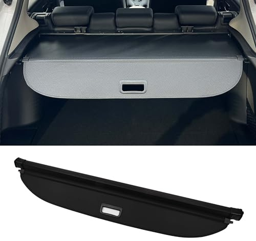 Motoforti Kofferraum ausziehbare Laderaumabdeckung für MERCEDES BENZ GLK350 2010-2015 Heckkofferraumablage Gepäcksicherheitsschutzabdeckung, Canvas, Glanzschwarz