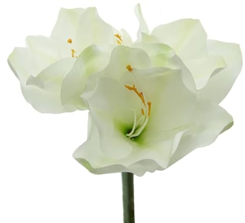 Gasper Prächtige Amaryllis Weiß - Stiellänge 56 cm - Kunstblumen