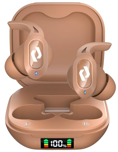 Wireless Ear buds Bluetooth Earbuds Wireless Charging Case Waterproof Headphones Built in Microphone Stereo Bass 64H Playback LED Power Display for iPhone Android Phones Computer Sports Gaming Workout