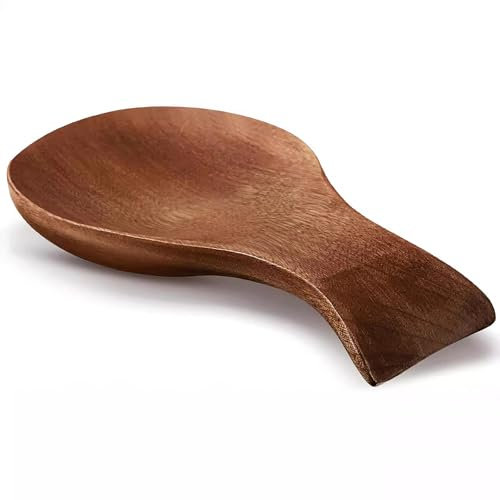 DOINEUFL Spoon Rest Kitchen, Kitchen Gadgets 2025 New, Wooden Eco-Friendly Recyclable Shatterproof Spoon Holder Kitchen Rest, Heat Resistant Rest for Kitchen Counter, Teaspoon and Cooking