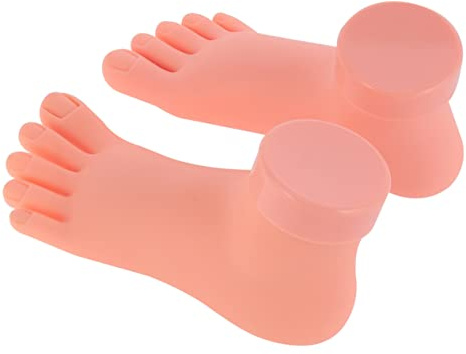 LIFKOME Strumento per Manicure Piede 2 Pezzi Set di Pratica per Nail Art Unghie dei Piedi Elastico Resistente Leggero per Formazione Manicure Professionale Ragazze e Donne
