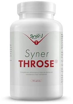 SynerTHROSE | Glucosamina, condroitina, MSM, complejo de vitamina C | Fórmula natural | 180 cápsulas | 3 meses | SynerJ Health