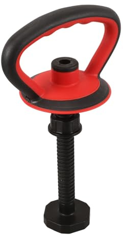 EXAOMBLE Adjustable Kettlebell Handle with Stable Base Nut Weightlifting Converter for Strength Training Home Gym Fitness Kettle Bell Grip Attachment for Versatile Workouts Random Color