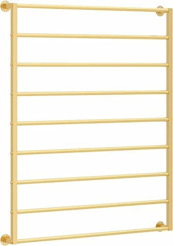 IYUESQ Porta Nastri, Moderno Porta Nastri in Metallo per la Stanza dei lavori manuali, espositore da Parete per Nastri, Cinture, Asciugamani, Carta da Regalo, 5/9 Strati