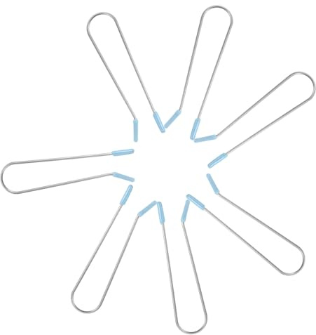 OATIPHO Clip per Bigodini Caldi per Creare Onde e Forme Chioma in Acciaio Inox 304 20 Pezzi Adatto per Uso Beauty e Casa