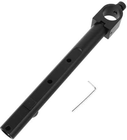 PRETYZOOM Supporto a Barra in Lega di Alluminio per Schermo Microscopio Digitale, Compatibile Versatile Fori da 25mm, Design Ergonomico per Uso Professionale in Laboratorio