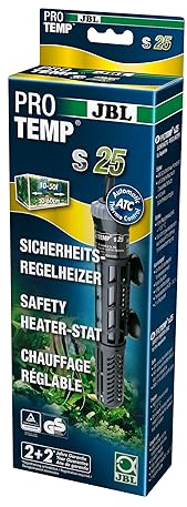 JBL ProTemp s25 Regelheizer für Süß- und Meerwasser-Aquarien, für 10 - 50 l