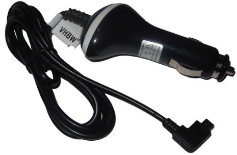vhbw Autoladekabel Micro-USB kompatibel mit Doro Primo 215 | 365, 305, 405, 401, 90° Stecker Schwarz 11,8 cm 12V / 1,0 A