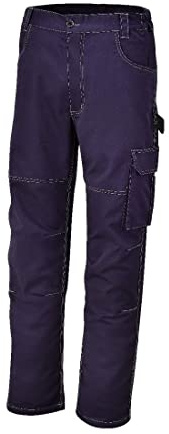 BETA 7840BL M - Pantaloni da Lavoro in T/C Twill 245 g, Blu