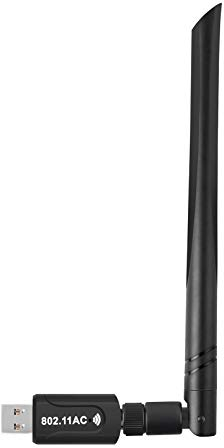 Realtek RTL8812BU USB WiFi Adaptador 1300Mbps 5dBi Antena AC1300 Dual Banda 5.8GHz 2.4GHz WiFi Dongle 802.11 a b g n AC USB 3.0 Adaptador Compatible Windows 10/8/7 Mac