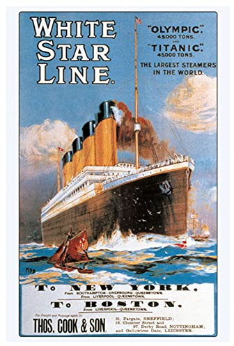 empireposter Poster - Titanic - White Star Line