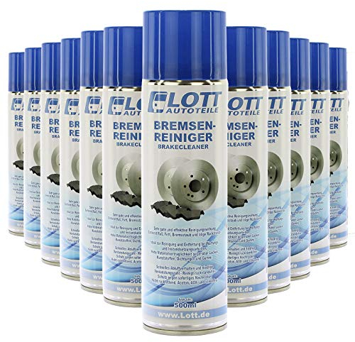 12x LOTT BREMSENREINIGER TEILEREINIGER INTENSIV Reiniger ENTFETTER Brake Cleaner 500ML (12 DOSEN)