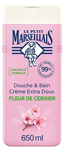 Le Petit Marseillais Douche & Bain Crème Extra Doux Fleur de Cerisier 650ml