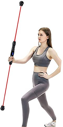 YADLCR Fitness Swing Stick mit Zählung, Flexible Bar für Vibrationstraining, Ganzkörpertraining Schwingstab Heimfitness-Fitnessgeräte für Tiefenmuskulatur