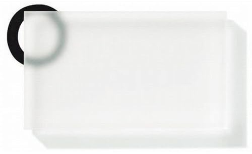 PLEXIGLAS® Satinice DC, 6 mm dick, 25 x 50 cm, Farblos | Beidseitig satinierte Acrylglasplatte; gut geeignet für Lichtobjekte, Modellbau, Displays und Zuschnitte