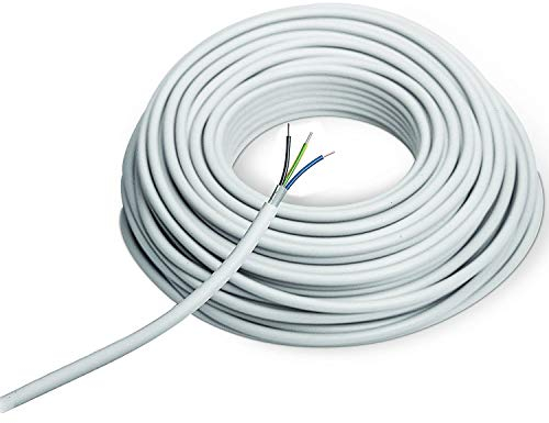 NYM - J 3x1,5 Mantelleitung 3 x 1,5 mm² / 50 m Kabel Leitung Elektroleitung