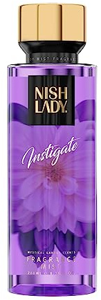 Nishlady Instigate Body Mist Spray 260 ml - Bruma Corporal Perfumada