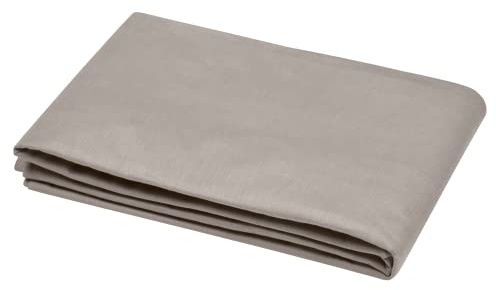 STOF Bettlaken – Größe 180 x 290 cm – 100% Baumwolle Öko-Tex Zertifiziert – Farbe Leinen – Modell Eden – Bettwäsche für Zuhause – weich und bequem