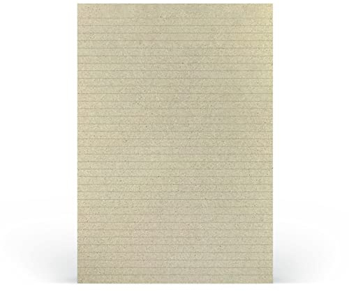 Generisch Graspapier Schreibblock DIN A4 Liniert Nachhaltig Notizblock 50 Blatt