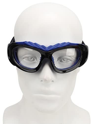 Alomejor Sportbrille Basketball Fu?ball Golfbrille Sportschutzbrille f¨¹r M?nner und Frauen - Antistreifenbrille mit UV-Abwehr (Schwarz/Blau)