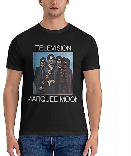 Television - Marquee Moon Graphic T-Shirt Man Clothes Tee Shirt Black