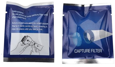 ciciglow Capture-Filter-Nachfüller, 10 Stück, elektrischer Läusekamm, Capture-Filter, Einweg-Filter-Nachfüller für elektrischen Läusekamm