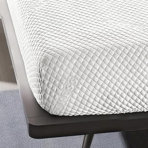 Susanna Home Coprimaterasso EcoPlus Massaggiante Antiacaro Antistress Anallergico Traspirante (1 Piazza 90x200x25)