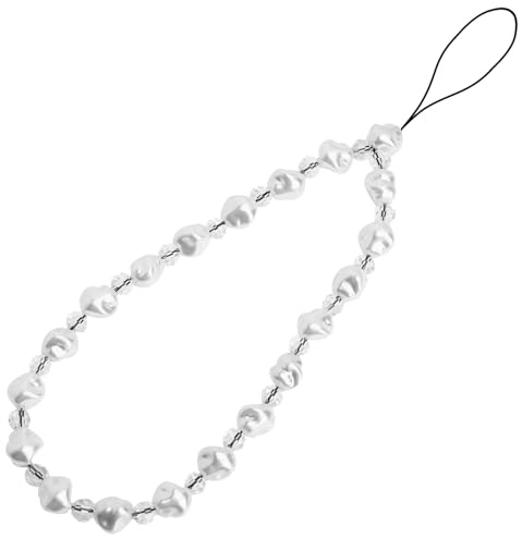 ELNX Dragonne de téléphone, Bracelet de téléphone perlé, Accessoires de téléphone, chaîne de téléphone, Cordon Universel Anti-Perte, chaîne de Poignet Faite à la Main pour Filles et Femmes