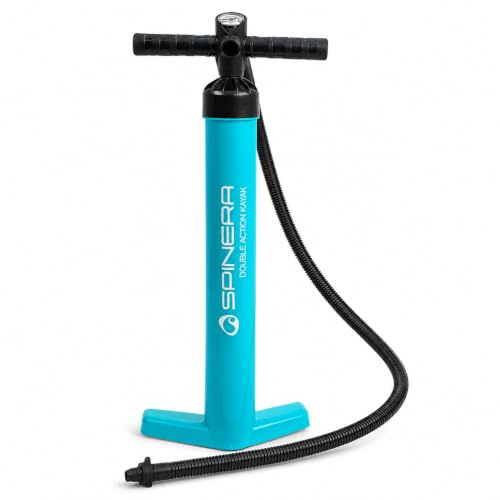 Spinera SUP & Kajak Handpumpen – Doppelhub & Power-Pumpen mit Manometer – Verschiedene Modelle & Volumen für aufblasbare Boards & Boote