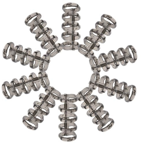 Artibetter 10pcs Plastic Binder Rings Loose Leaf Binder Rings Removable Replacement for DIY Notebook