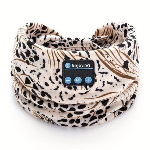 fesoklaf Schlafkopfhörer Bluetooth Stirnband Wireless Sport Stirnband Kopfhörer mit Stereo-Lautsprechern zum Schlafen, Laufen, Joggen, Workout, Yoga, Reisen, Meditation für Männer und Frauen