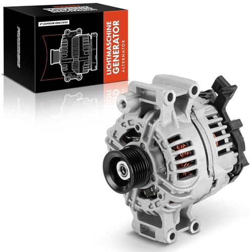 Frankberg Lichtmaschine Generator Benzin 2-Polig mit Freilaufriemenscheibe | Kompatibel mit 3er Compact E46 3er Cabriolet E46 3er E46 3er Touring E46 Replace# 12317512151