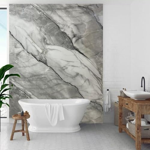 Cabana Marble Shower Panels 1m x 2400mm x 10mm Easy to Install PVC Made Wet Wall Panels