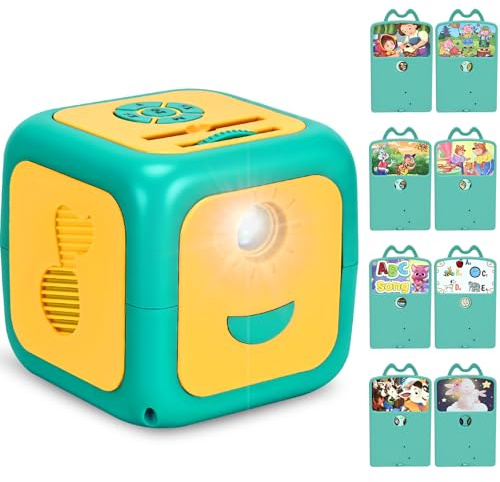 Eduboy Kids Story Projector for Toddlers,Story Dream Machine Storybook Projector with Educational Stories Music, Auto-Off Nightlight,Aged 3+ Bedtime Learning Toy Birthday Gift for Kids Girls Boys