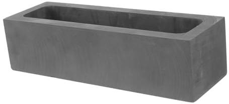 SAFIGLE Graphit Schmelztiegel Gießform für Gold Silber Schmuck Schmelzen Metallgießen Langlebig Stabile Graphitform für Barren Herstellung und Experimente