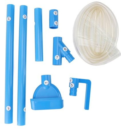 Aspirapolvere per Piscina Portatile Senza Fili, Aspirapolvere Manuale per Vasche SPA e Pavimenti Sottomarini, ABS Leggero e Maneggevole