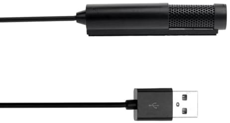 Ciieeo Microfono Condensatore USB Materiale Resistente in Plastica Dura e Metallo Portatile -555b per Computer Design a Spina Usb per Gaming e Canto